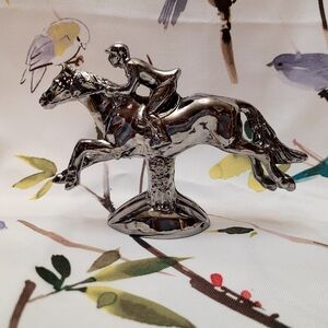 Horse and Rider Hood Ornament